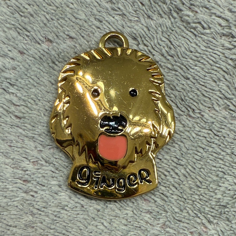 Dog tags named “Ginger”#Golden Retriever #Goldendoodle##Doodle##dog##Puppy#